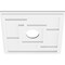 Ekena Millwork Knox Architectural Grade PVC Contemporary Ceiling Medallion, 14"OD x 3"ID x 4 3/4"C x 1"P CMP14KX-03000 - alternate 2